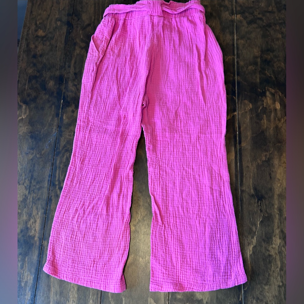 Sincerly Jules Pink Drawstring Pants - Picture 2 of 3